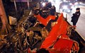 Siêu xe Ferrari tai nạn bốc cháy tại Bắc Kinh