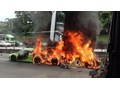 3 chiếc siêu xe Lamborghini đâm nhau bốc cháy tại Malaysia