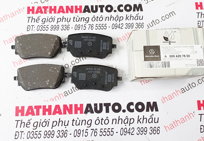 Má phanh (bố thắng) sau xe Mercedes G Class, GLE Class - 0004207600