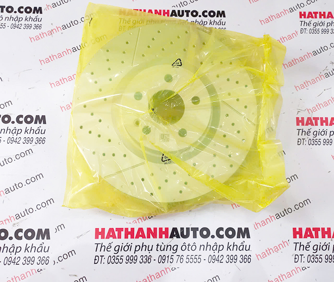 Đĩa phanh (thắng) trước xe Mercedes A Class, CLA Class - 1764210212