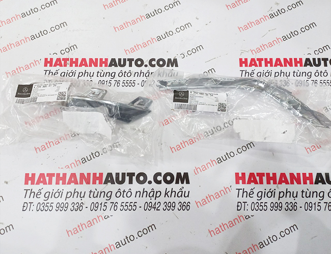 Nẹp inox ba đờ sốc sau xe Mercedes C Class W206 - 2068854104 -2068853904