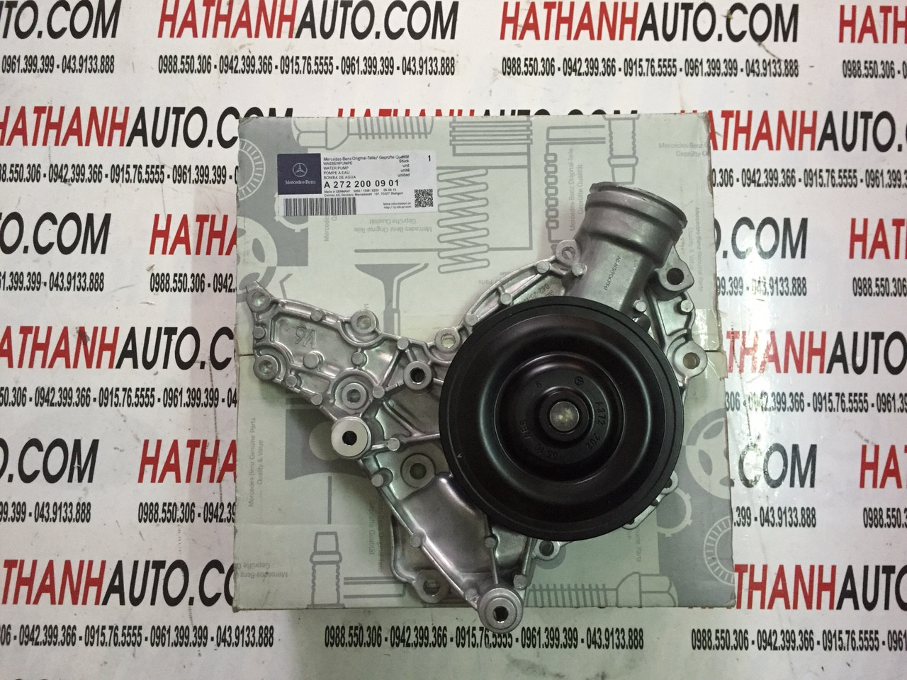 Bơm nước động cơ xe Mercedes CLK350, R350, SLK300 - 2722000901