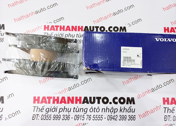 Má phanh (bố thắng) trước xe Volvo S60, XC90 - 31476723