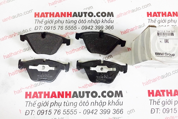 Má phanh (bố thắng) trước xe BMW 7 Series E65 E66 - 34116764540