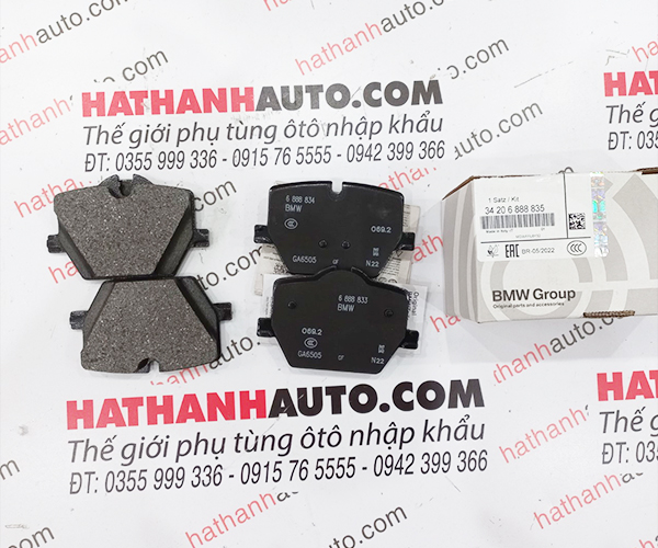 Má phanh (bố thắng) sau xe BMW Z4 G29, M3 G80, M4 G83 - 34206888835