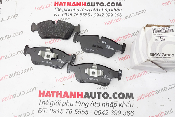 Má phanh (bố thắng) trước xe BMW 3 Series E90 - 34116769951