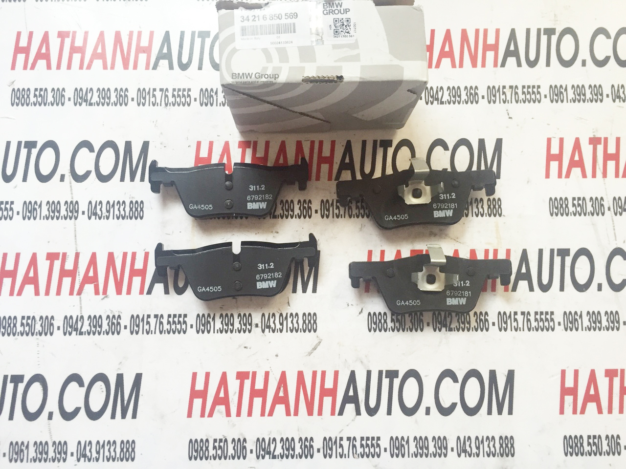 Má phanh sau xe BMW 116i, 118i, 125i F20 - 34216850569 - 34 21 6 850 569