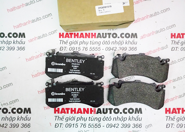 Má phanh (bố thắng) trước xe Audi A6, A7, A8, S8 - 3Y0698151B