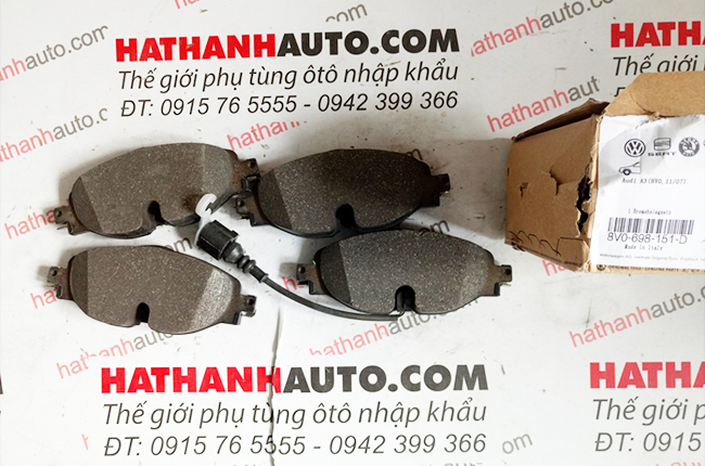 Má phanh (bố thắng) trước xe Audi A3, Q3, TT - 8V0698151D