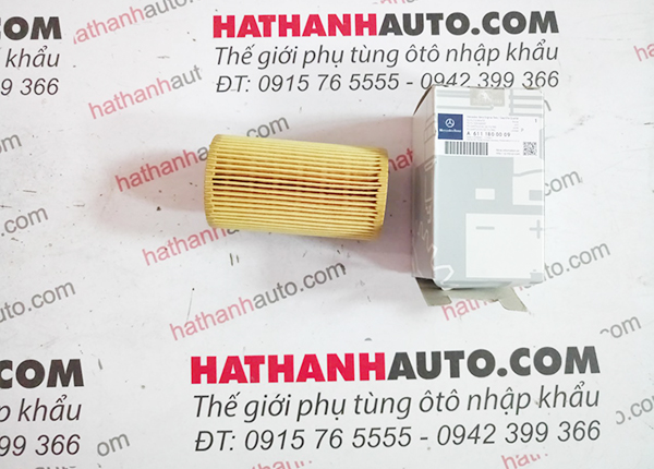 Lọc dầu (nhớt) máy xe Mercedes C Class, CL Class - 6111800009