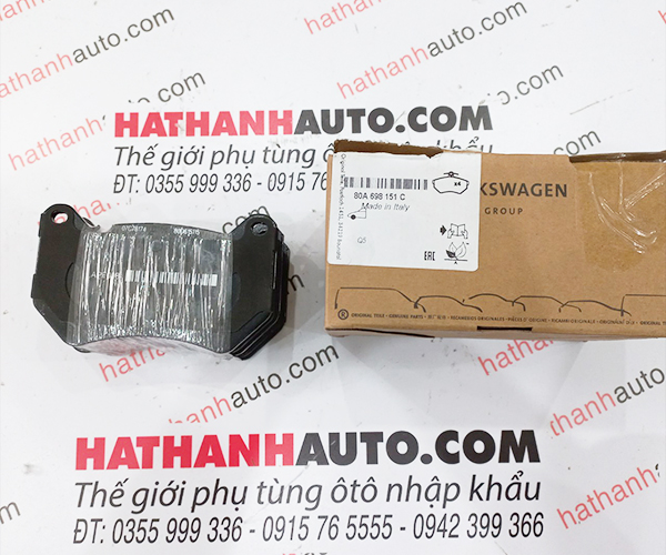 Má phanh (bố thắng) trước xe Audi Q5 - 80A698151C - 80A698151