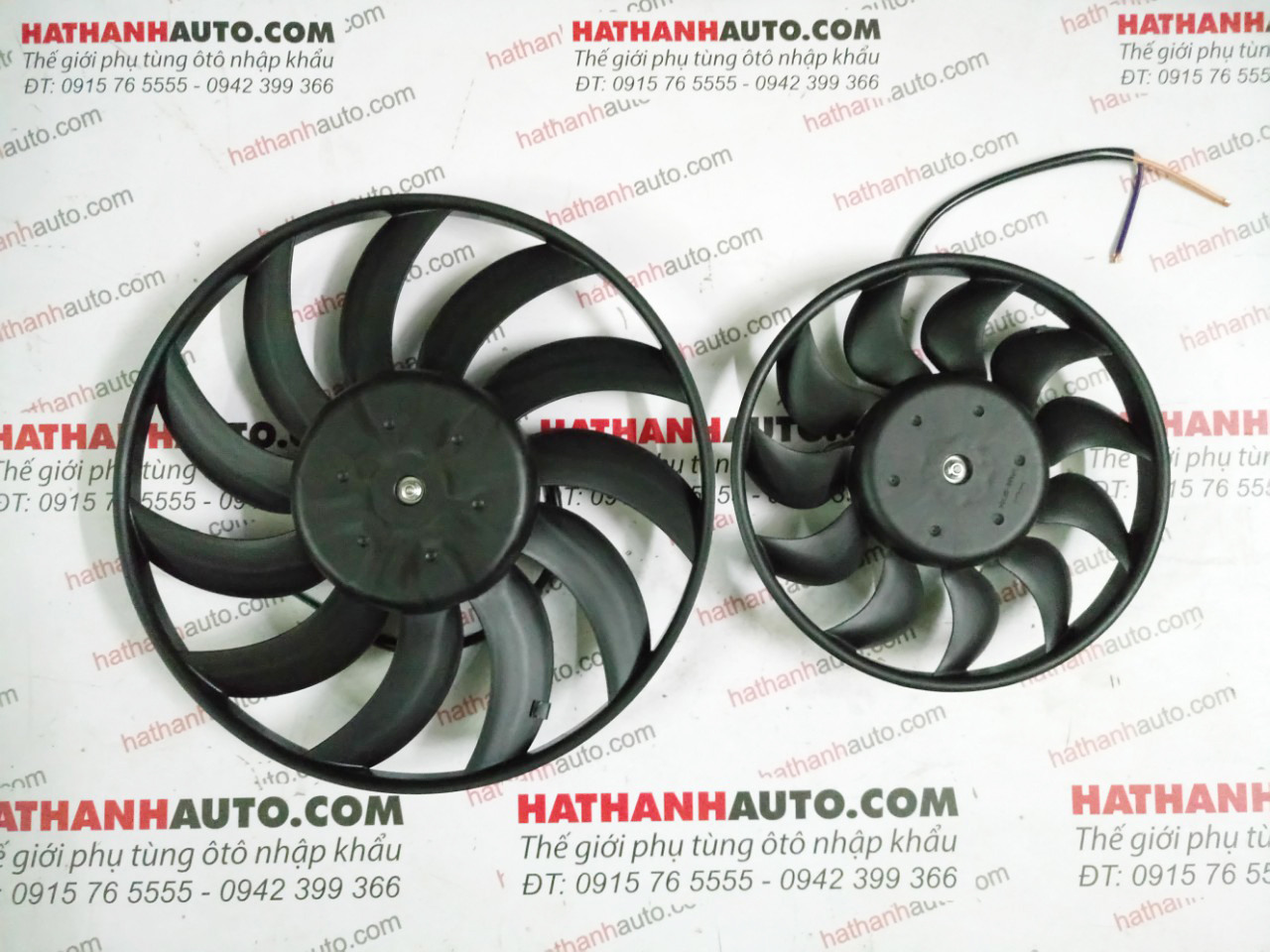 Quạt gió động cơ (két nước) xe Audi A4, A6 - 4F0959455 - 4F0959455A