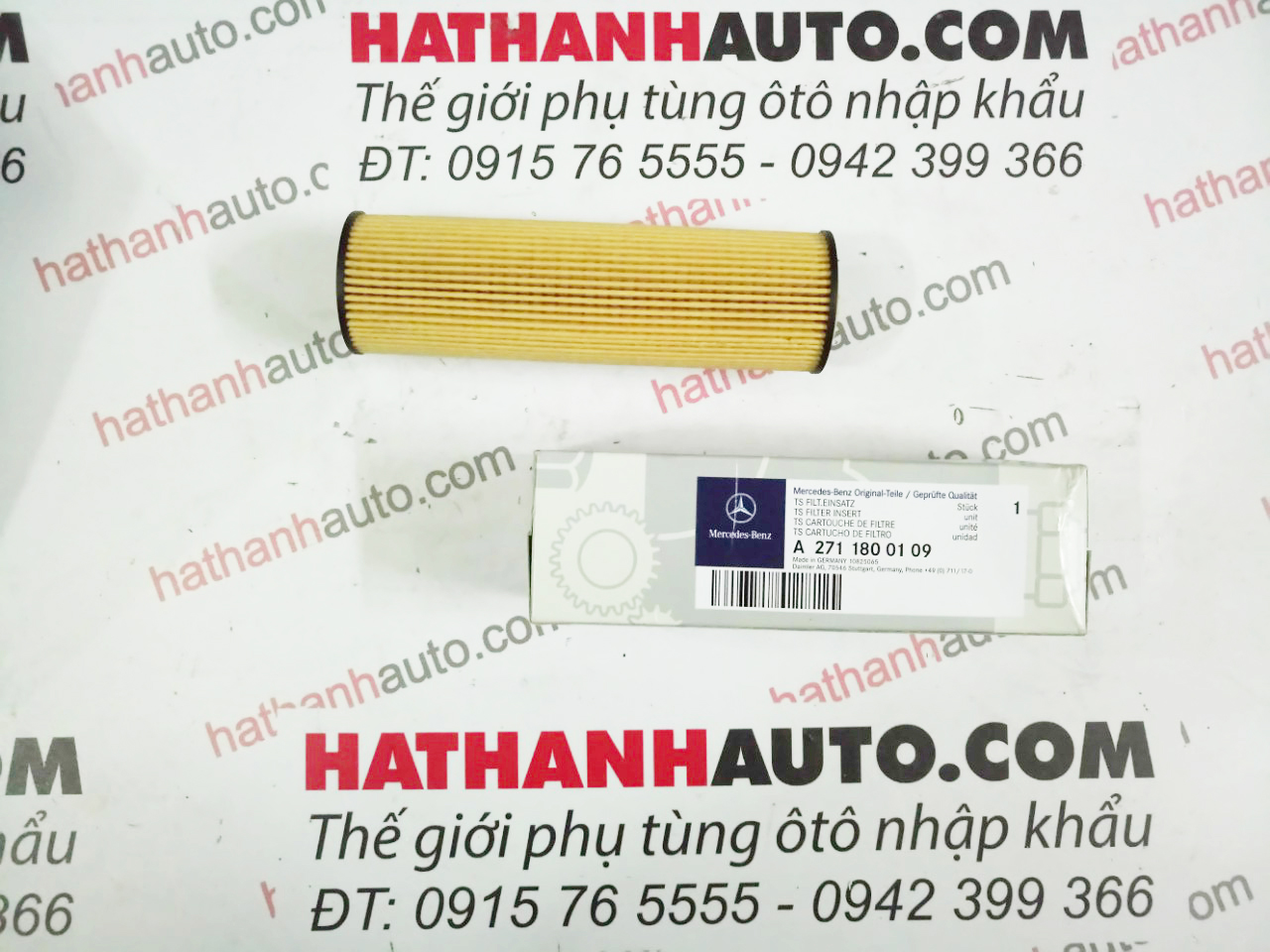 Lọc dầu (nhớt) xe Mercedes SLK R171, C Class W202, W203- 2711800109