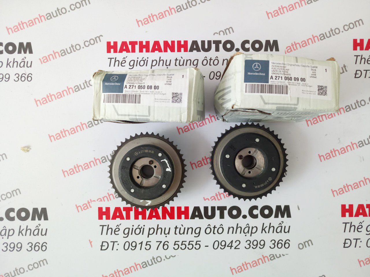 Bánh răng (nhông) cam hút xe Mercedes C180, C200 W203 - 2710500800