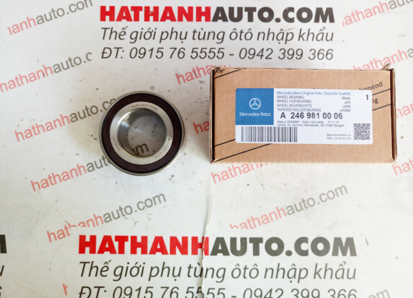 Bi moay ơ (bạc đạn) sau xe Mercedes A160, A180, A200 - 2469810006