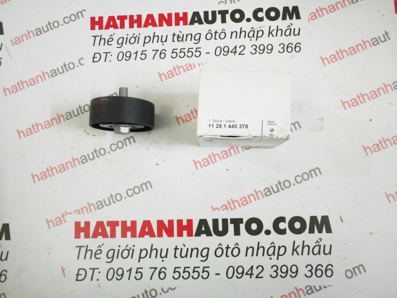 Bi tỳ trơn dây cu roa xe BMW 1 Series E81, E82, E87, E88-11281440378