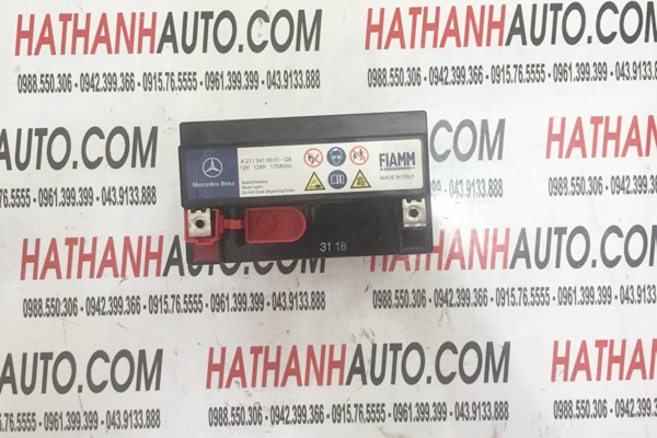 Bình điện (ắc quy) phụ xe Mercedes CLS63 AMG, E320, E350, E500