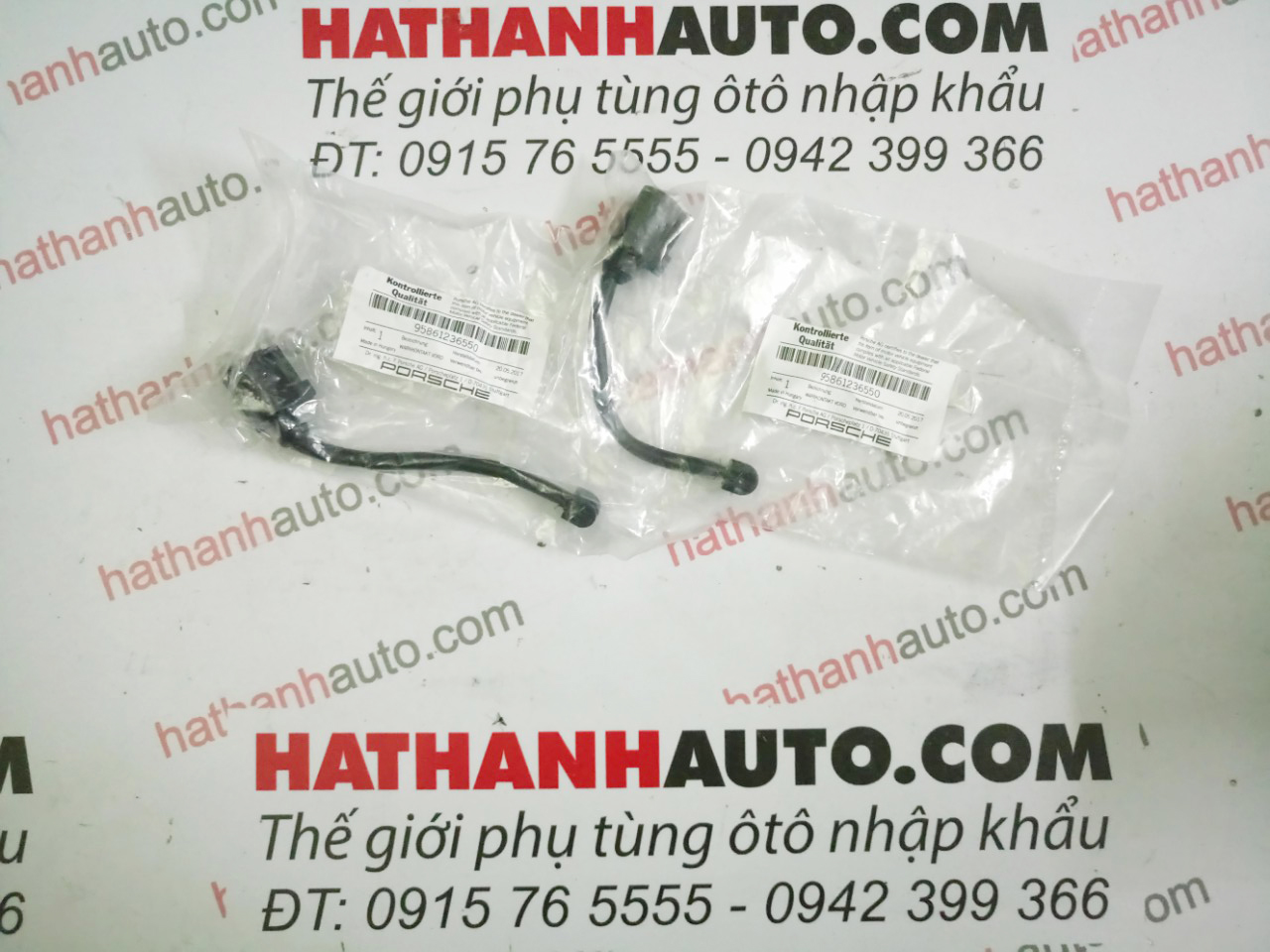 Cảm biến báo mòn má phanh sau Audi Q7, Volkswagen Touareg-95861236550