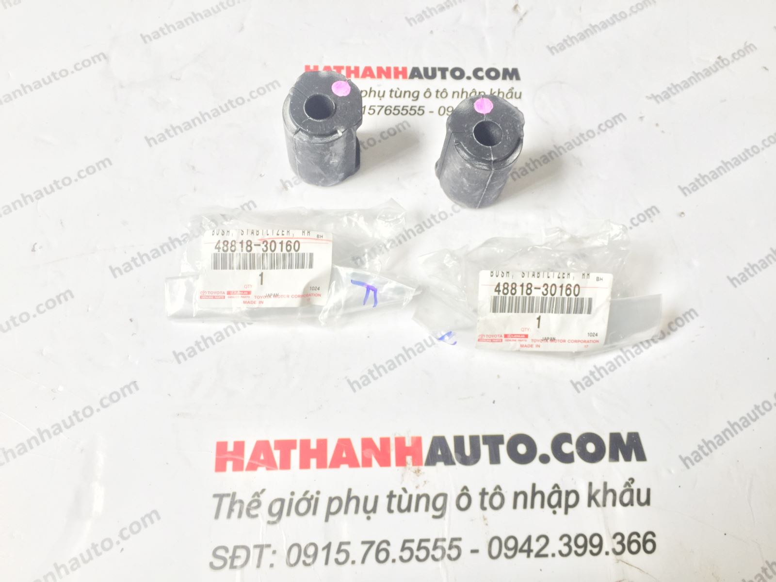 Cao su thanh cân bằng sau xe Lexus GS300, GS350 - 48818-30160