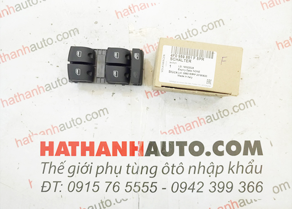 Công tắc lên xuống kính tổng xe Audi Q7 - 4F0959851F