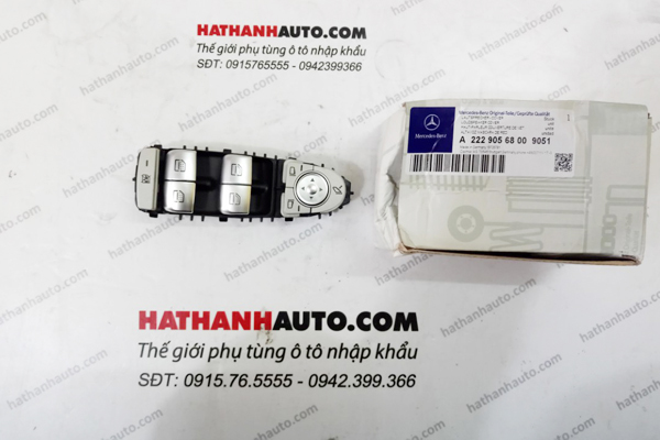 Công tắc lên xuống kính tổng Mercedes C300 C400 W205-22290568009051