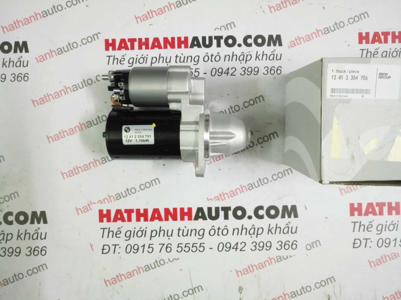 Củ (máy) đề xe BMW 116i, 118i, 120i E81, E82, E87, E88- 12412354706