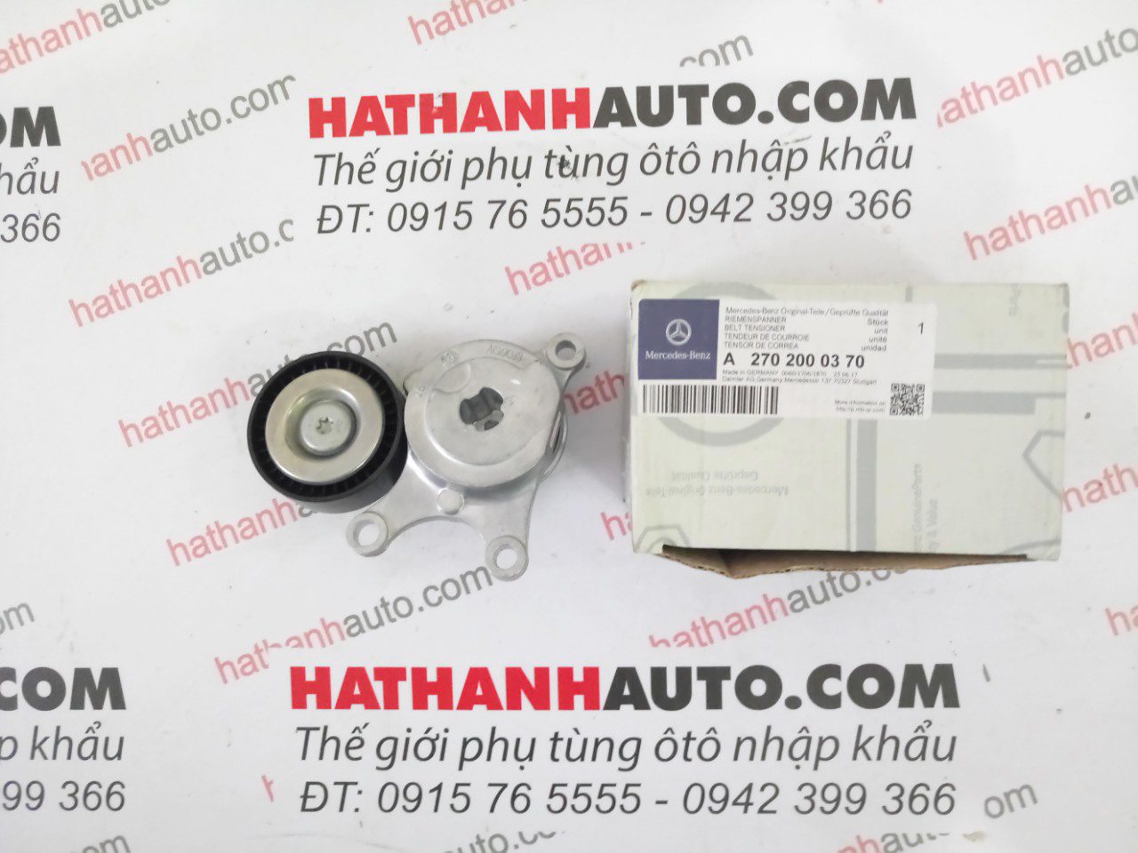 Cụm tăng đưa dây cu roa xe Mercedes CLA45 AMG, CLA220, GLA200, GLA180