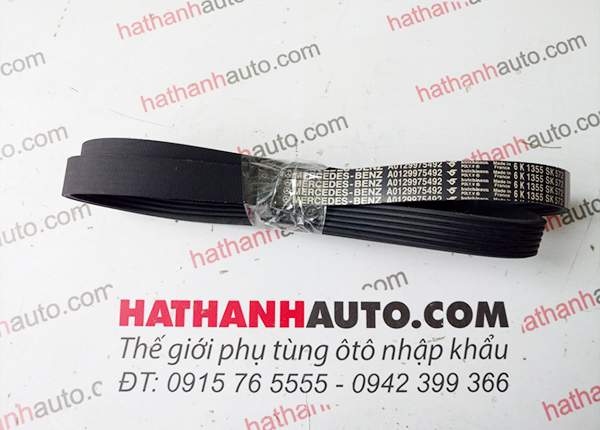 Dây cu roa điều hòa xe Mercedes C Class, E Class - 0129975492