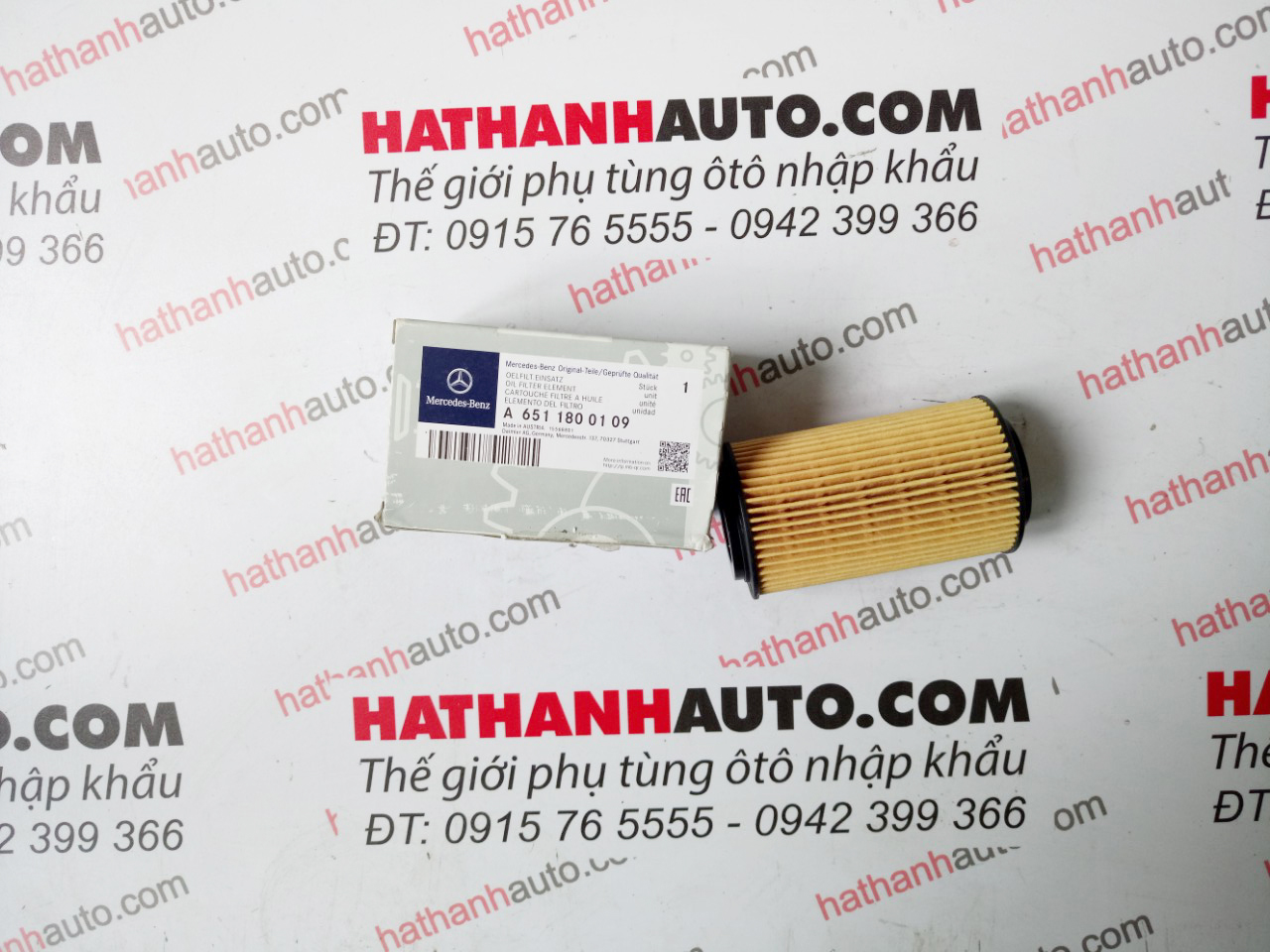 Lọc dầu (nhớt) máy xe Mercedes A200, B200, C200, C220 - 6511800109