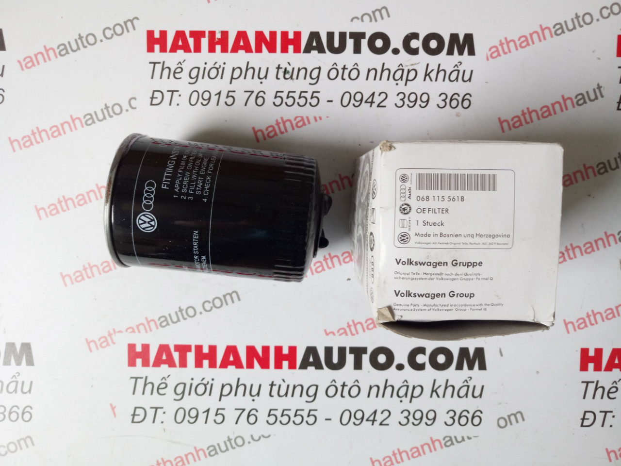 Lọc dầu (nhớt) máy xe Audi 4000, 5000 - 068115561B - 068115561