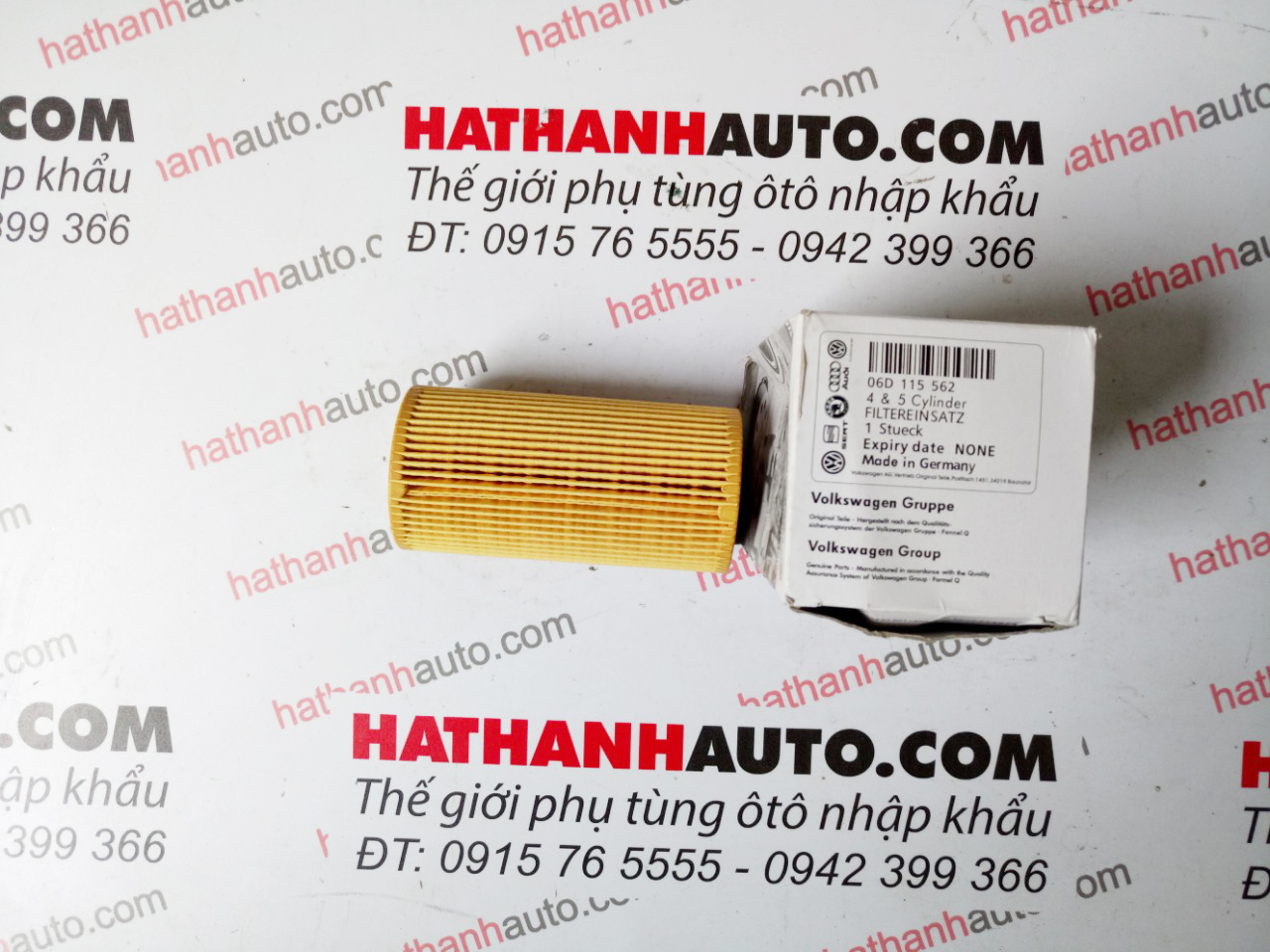 Lọc dầu (nhớt) máy xe Audi A3, A1, A4, A6, TT, TT Quattro-06D115562