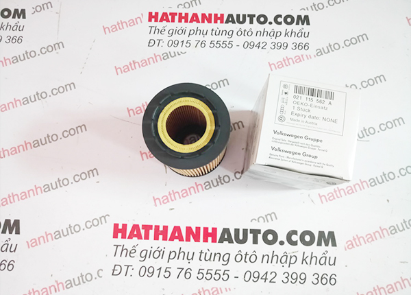 Lọc dầu (nhớt) máy xe Audi A8, Q7 - 021115562A - 95510756100