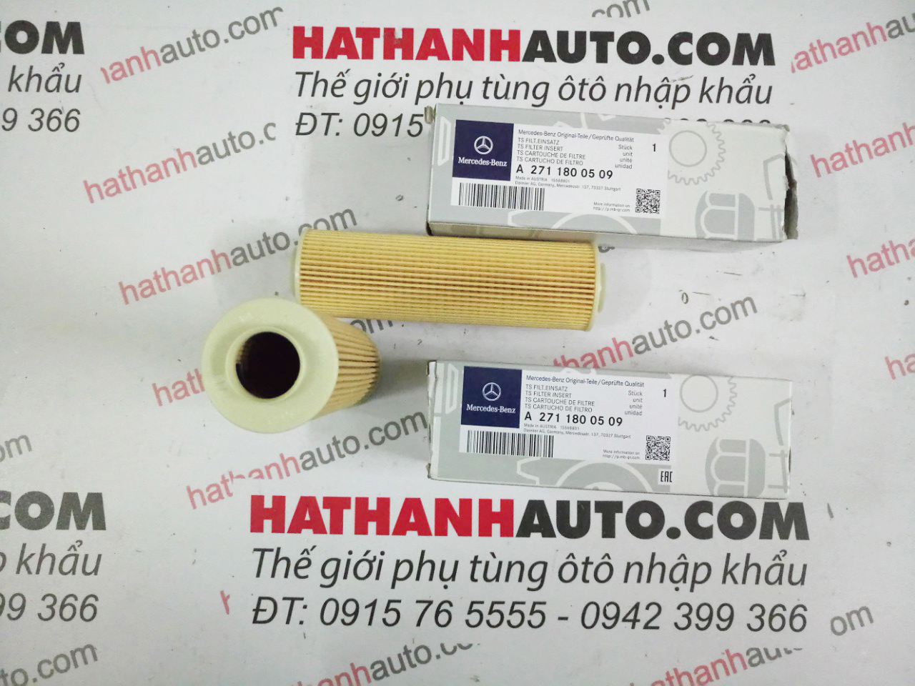 Lọc dầu (nhớt) xe Mercedes SLK Class R172 - 2711800509 - A2711800509