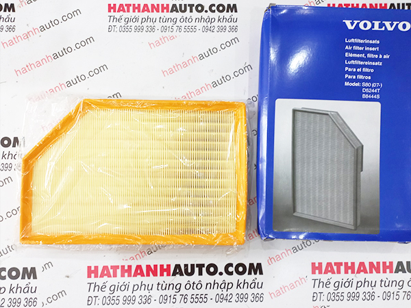 Lọc gió động cơ xe Volvo S60, S80, V60, V70 - 31370161