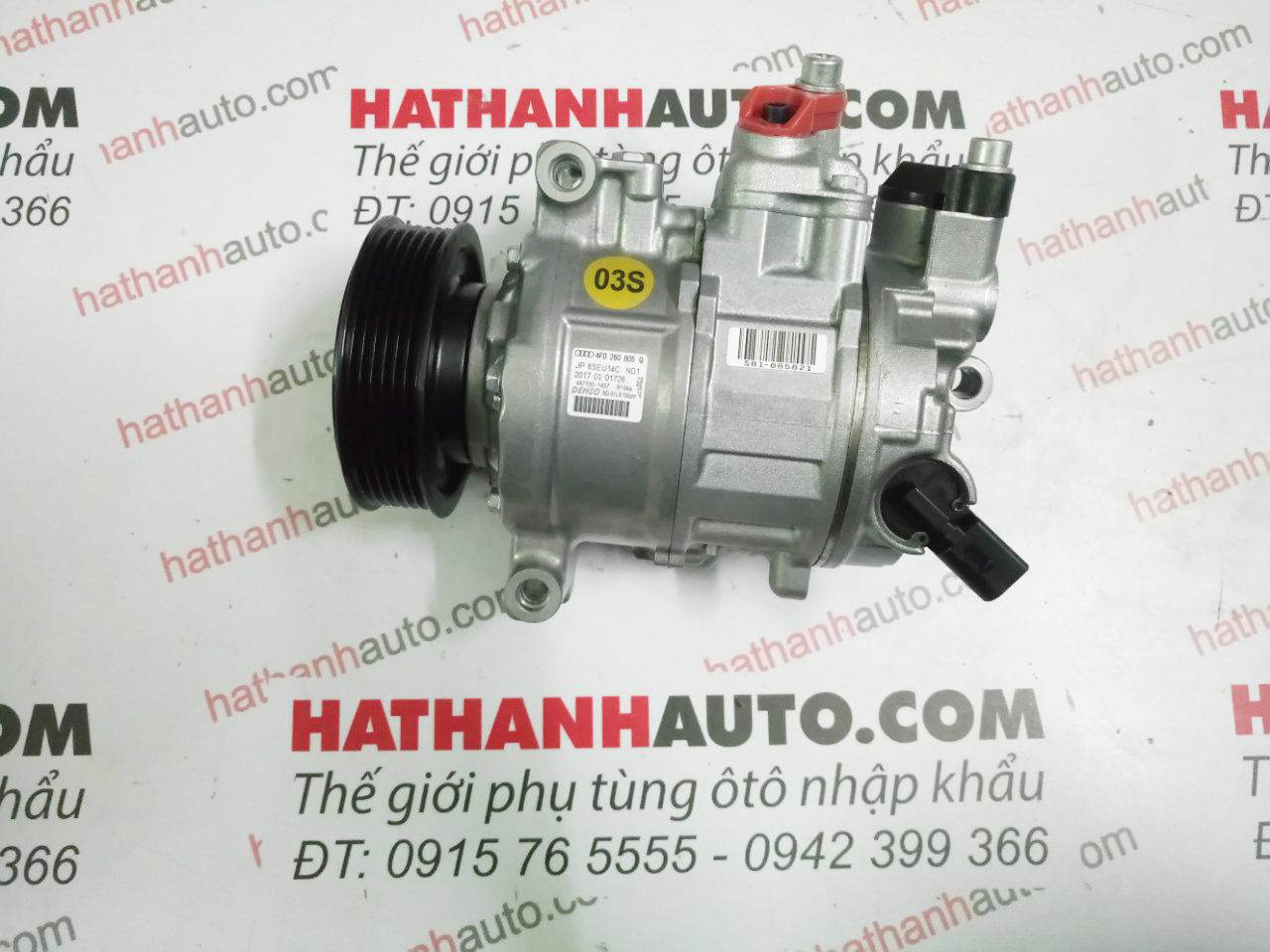 Lốc lạnh (máy nén) xe Audi A4, A5, A6 - 4F0260805AE - 4F0260805