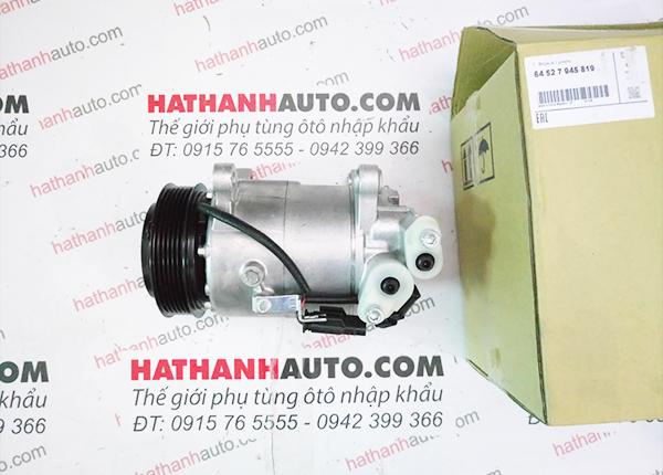 Lốc lạnh (máy nén) xe BMW 530i, 740i - 64527945819