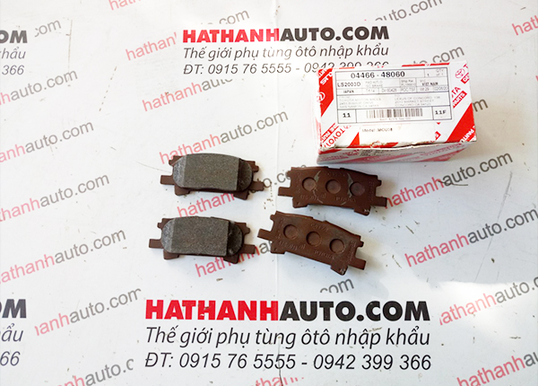 Má phanh (bố thắng) sau xe Lexus RX330, RX350, RX400H - 04466-48060