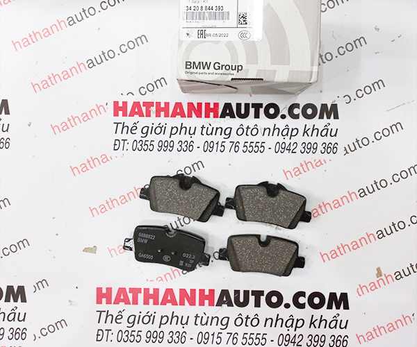 Má phanh (bố thắng) sau xe BMW 2 Series G42, G87 - 34208844393