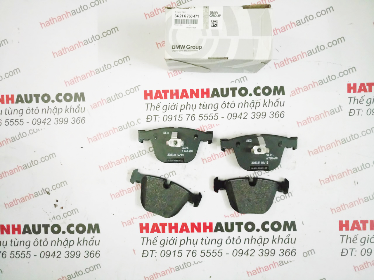 Má phanh (bố thắng) sau xe BMW 5 Series E60 - 34216768471