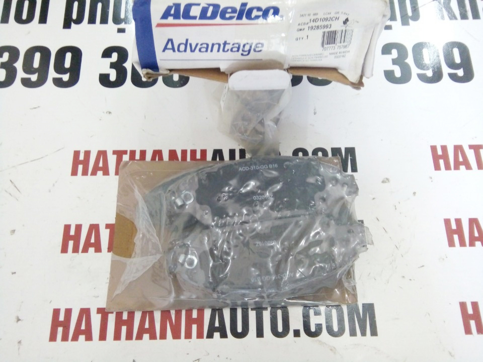 Má phanh (bố thắng) sau xe Cadillac Escalade EXT - 14D1194CH - 19286008