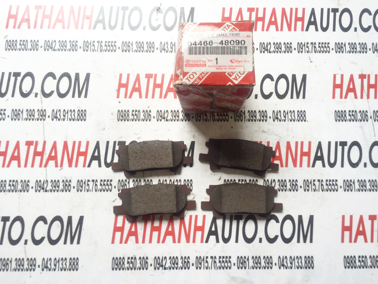 Má phanh (bố thắng) sau xe Lexus RX330 - 04466-48090 - 0446648090