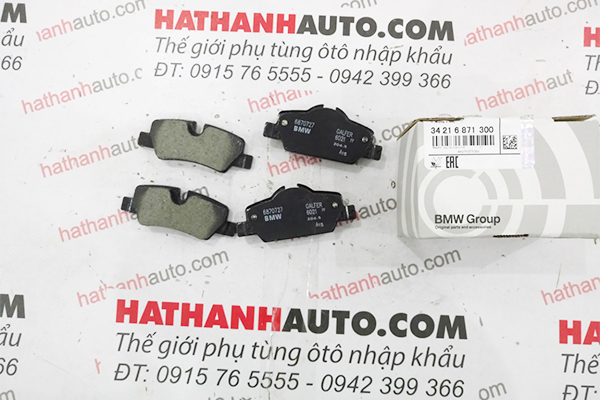 Má phanh (bố thắng) sau xe Mini Cooper F55 F56 R56, F54-34216871300