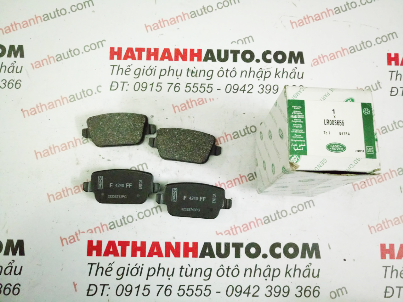 Má phanh (bố thắng) sau xe Range Rover Freelander 2 - LR003655