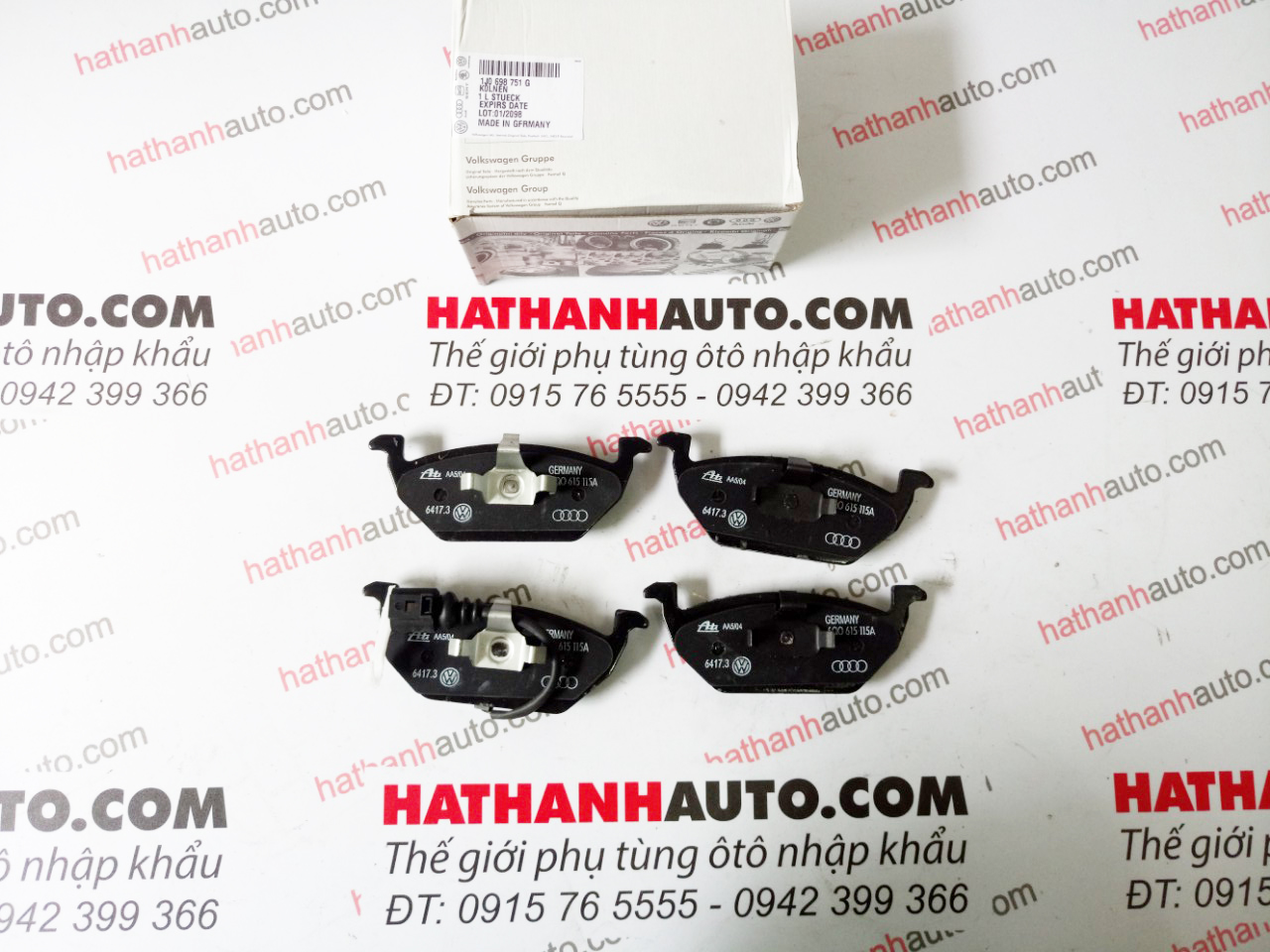 Má phanh (bố thắng) trước xe Audi A2, A3 - 1J0698151G - 1J0698151