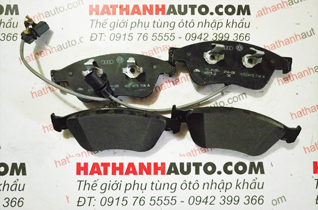 Má phanh (bố thắng) trước xe Audi A8 - 4E0698151J - 4E0698151