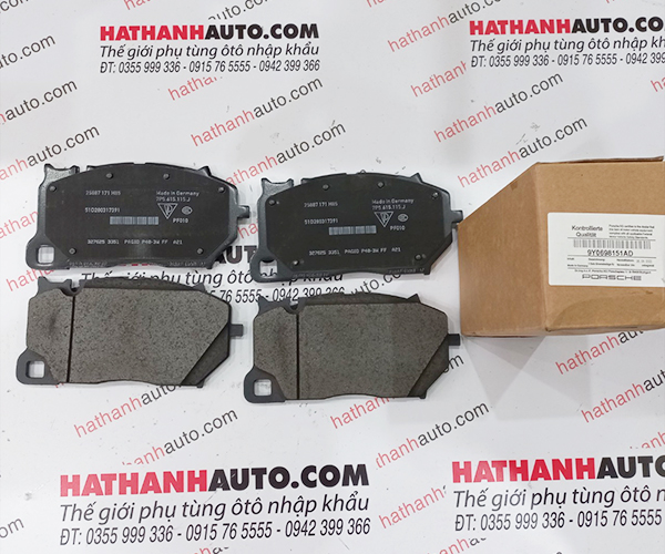 Má phanh (bố thắng) trước xe Audi RS, Q8, RS6, RS7 - 9Y0698151AD