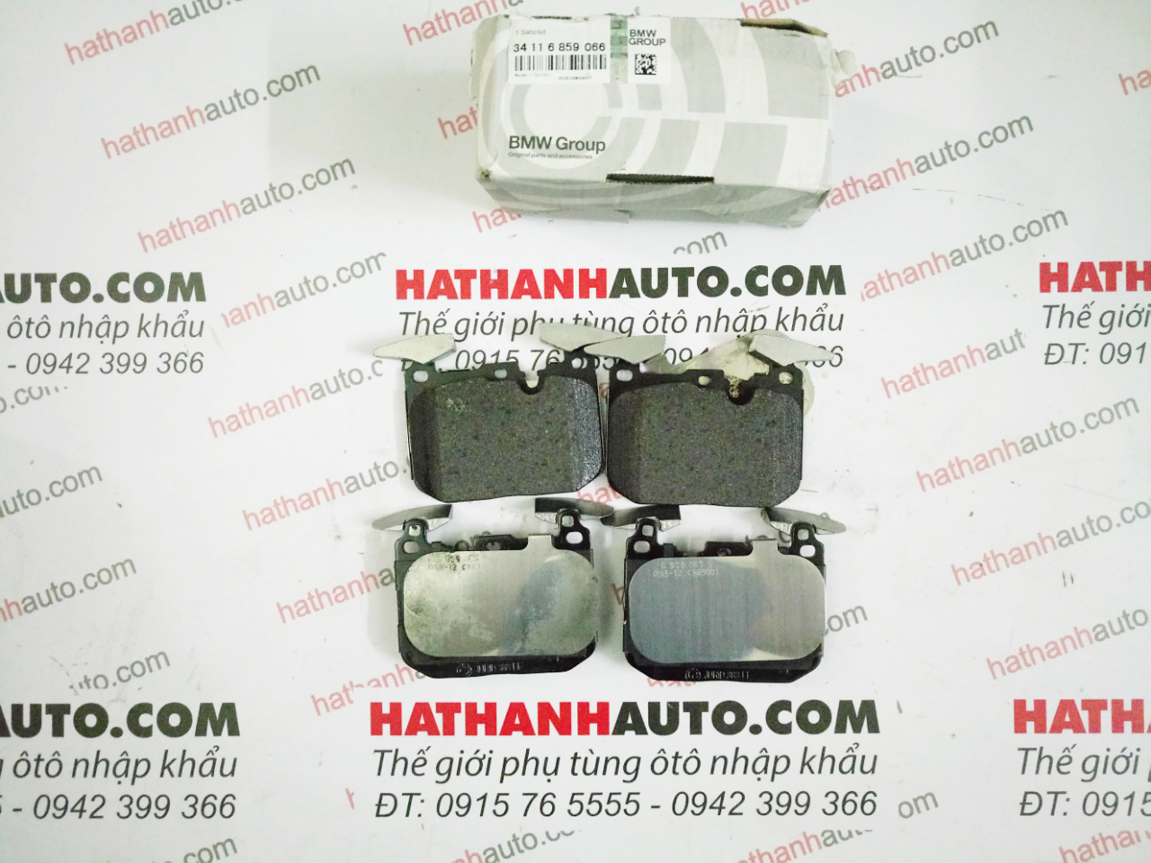 Má phanh (bố thắng) trước xe BMW 1 Series F20, F21 - 34116859066