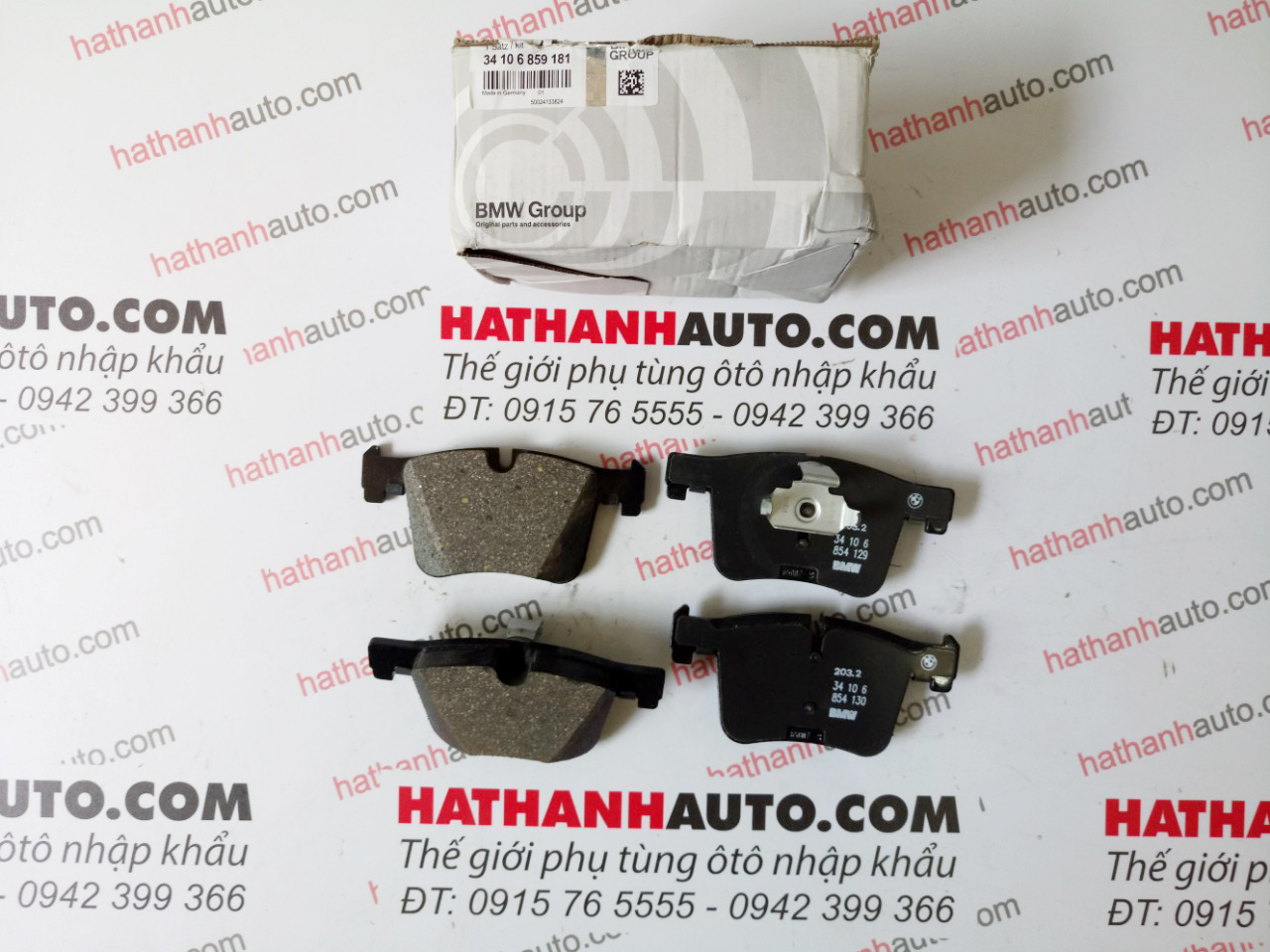 Má phanh (bố thắng) trước xe BMW 118d, 118i, 125i, 220d - 34106859182