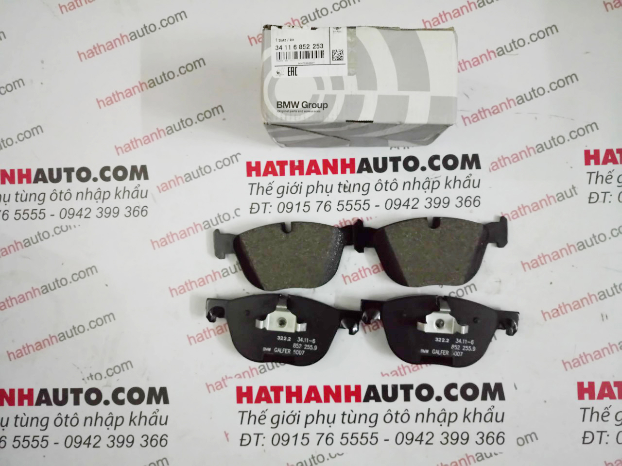 Má phanh (bố thắng) trước xe BMW X5, X6 - 34116852253