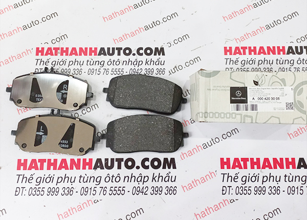 Má phanh (bố thắng) trước xe Mercedes A Class, CLA Class-0004203005